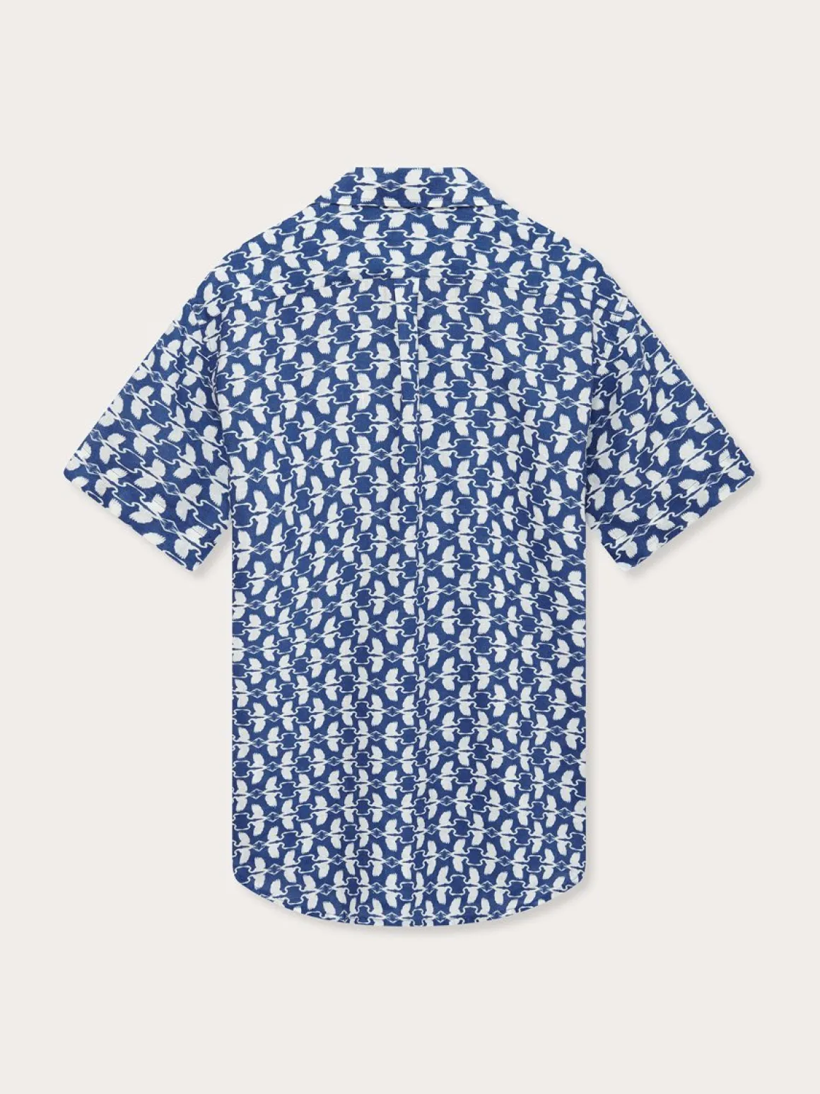 Men's White Heron Manjack Linen Shirt