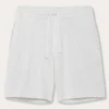 Men's White Holmes Terry Shorts