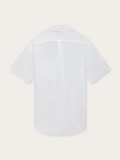 Men's White Manjack Linen Shirt
