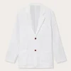 Men's White Nassau Linen Jacket
