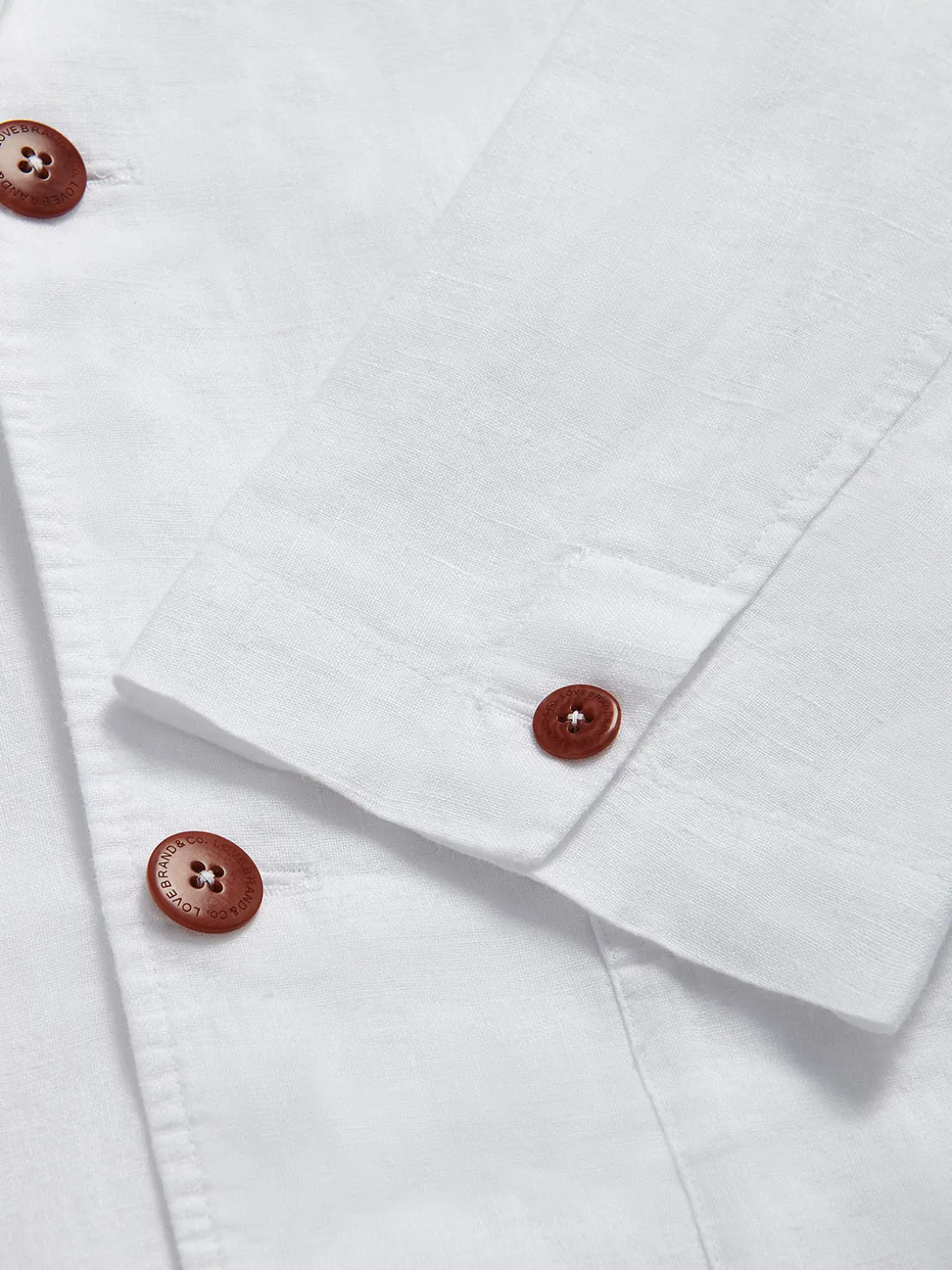 Men's White Nassau Linen Jacket