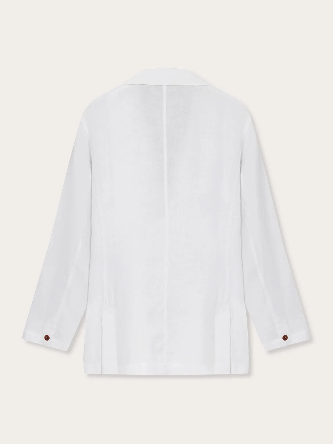 Men's White Nassau Linen Jacket