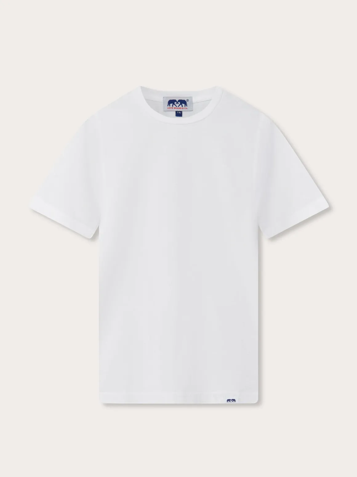 White Kids Cotton T-Shirt