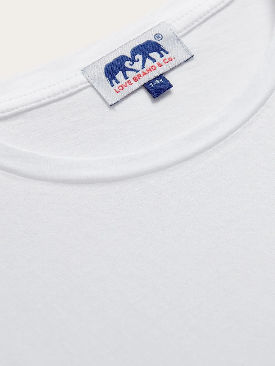 White Kids Cotton T-Shirt