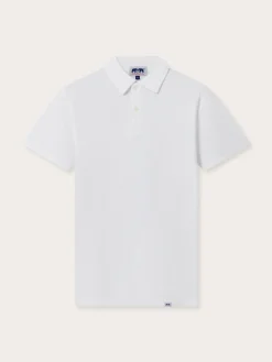 White Mens Cotton Polo Shirt