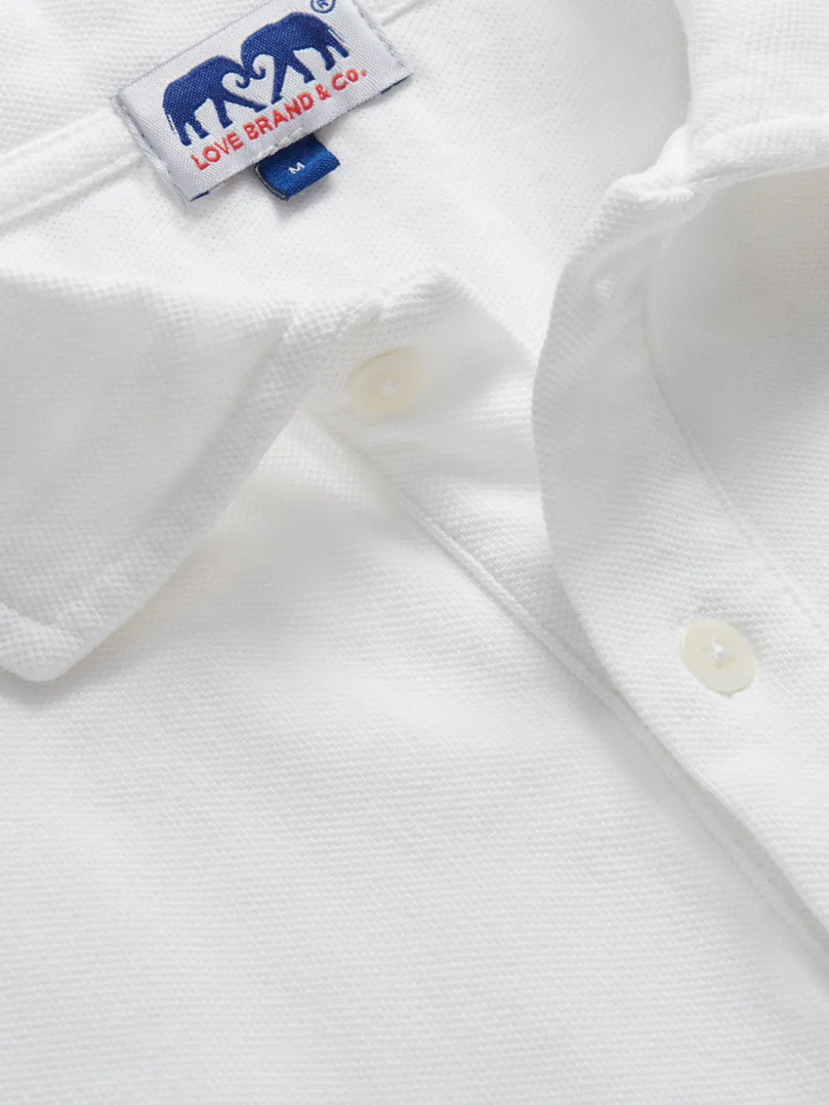 White Mens Cotton Polo Shirt