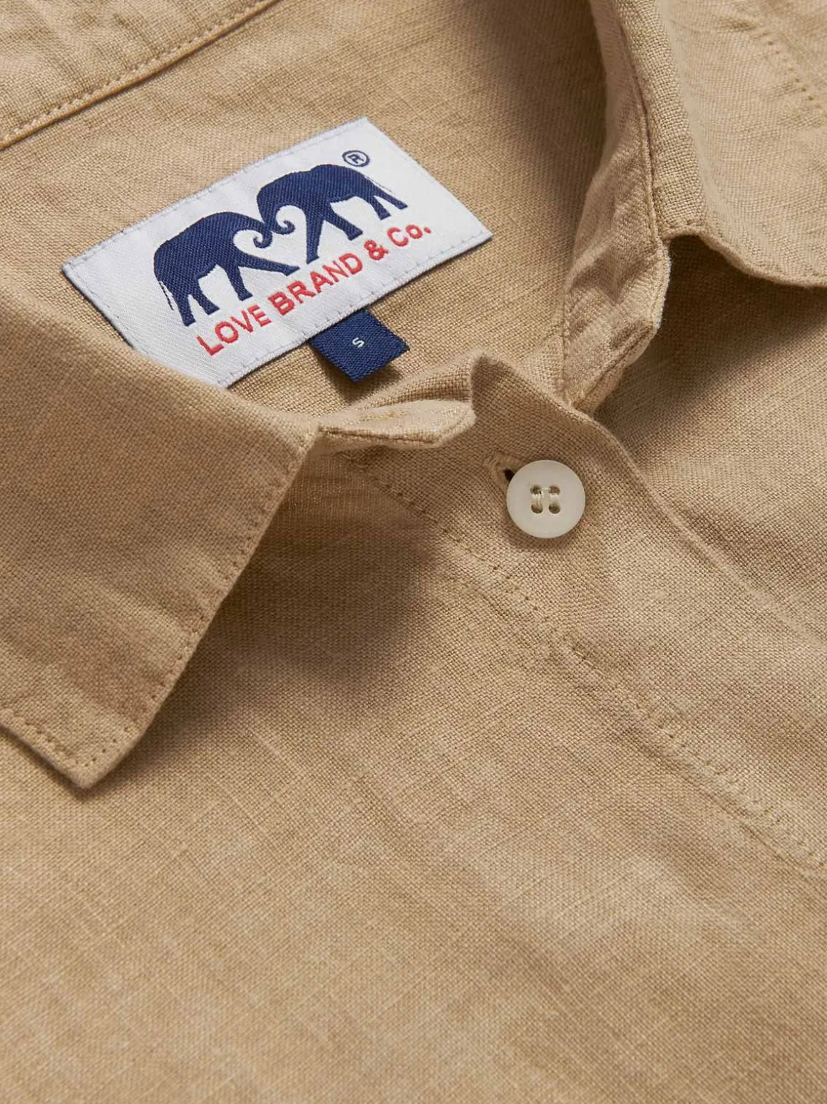 Womens Coconut Inagua Linen Shirt