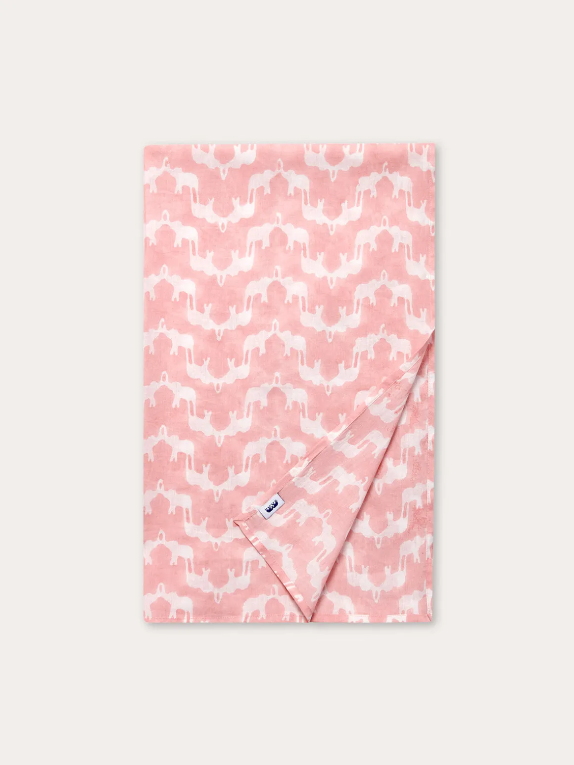 Yuma Cotton Scarf - Elephant Palace Strawberry